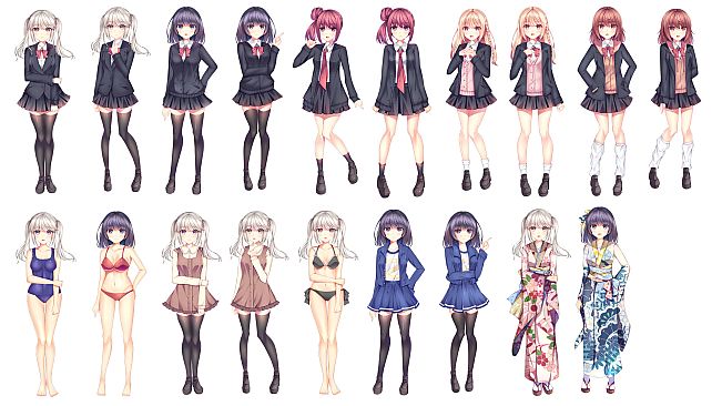 White Wings ホワイトウィングス Dakimakuras DLC