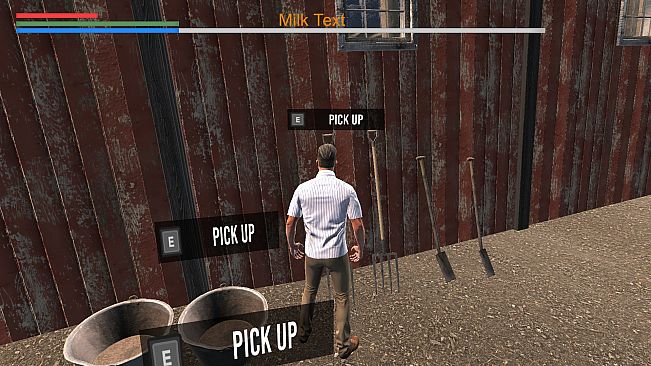 Directly Drink Milk from Cow　【直に牛乳を飲め】