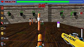 Die, zombie sausage, die!