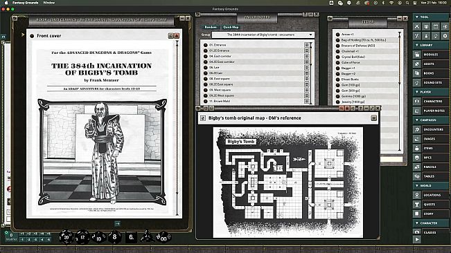 Fantasy Grounds - D&D Classics - R6 The 384th Incarnation of Bigby's Tomb
