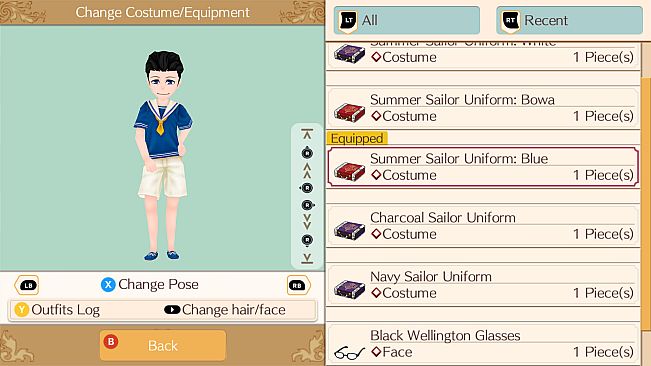 Summer Sailor Set - WorldNeverland - Daily Life in the Elnea Kingdom - Another Life Adventure