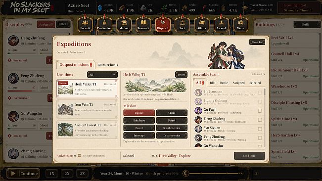No Slackers in My Sect