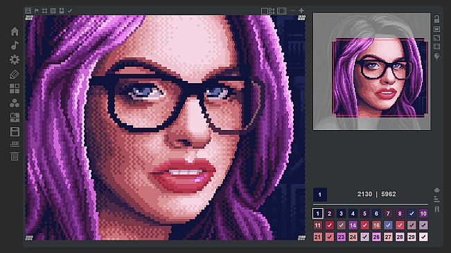 Coloring Game 4 – Mosaic Mode