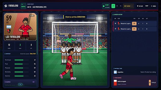 Futbolero: Football Career Simulator