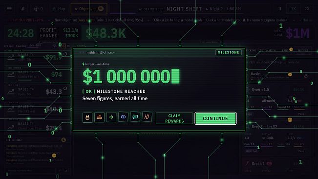 AI Office Idle: Night Shift