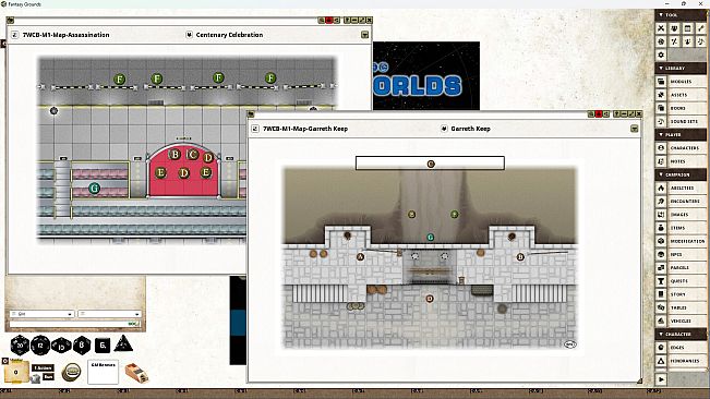 Fantasy Grounds - Seven Worlds Module 1: Rumors of War