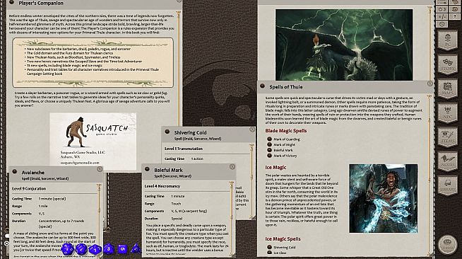 Fantasy Grounds - Primeval Thule: Player's Companion (5E)
