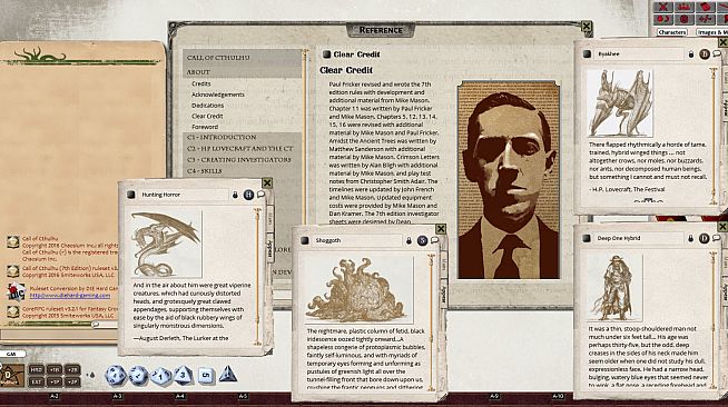 Fantasy Grounds - Call of Cthulhu 7th Edition (Ruleset)