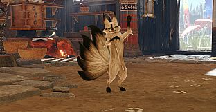 MONSTER HUNTER RISE - "Nine Tails" Palico layered armor set