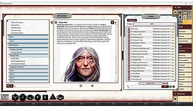 Fantasy Grounds - Pathfinder 2 RPG - Society Scenario #1-10: Tarnbreaker's Trail