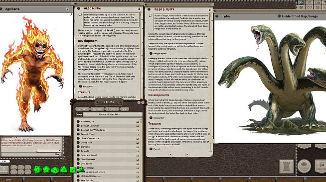 Fantasy Grounds - Creature Codex Lairs (5E)