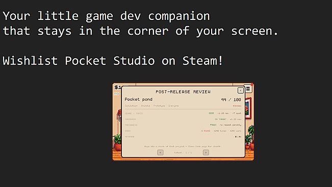 Pocket Studio Desktop Companion