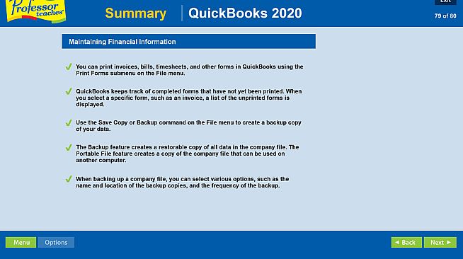 Professor Teaches QuickBooks 2020