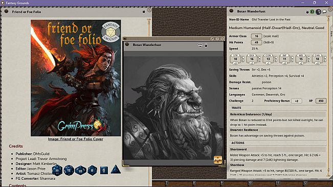 Fantasy Grounds - Friend or Foe Folio