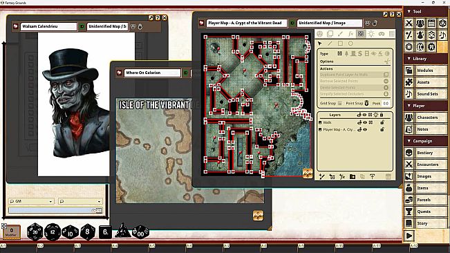 Fantasy Grounds - Pathfinder Society Scenario #5-05: The Island of the Vibrant Dead