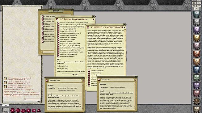 Fantasy Grounds - Mythic Monsters #10: Sea Monsters (PFRPG)