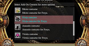 AeternoBlade - Ninja Costume