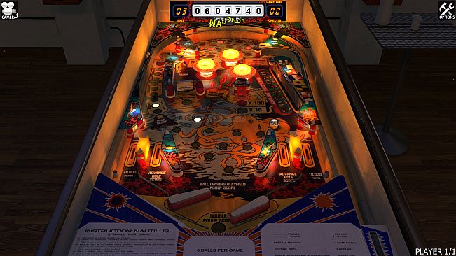 Zaccaria Pinball - Nautilus Table