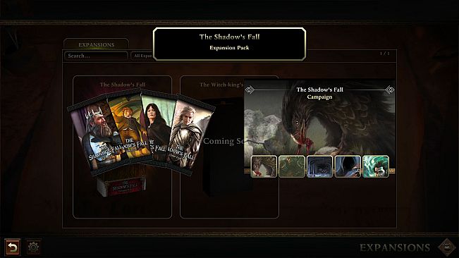 The Lord of The Rings ACG - The Shadow's Fall Expansion