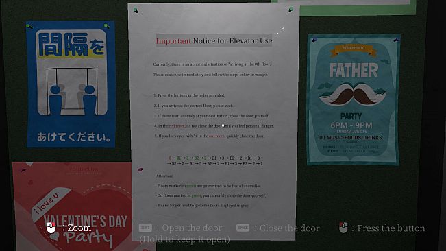 0th floor. - The cursed elevator to floor zero -