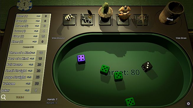 Loaded Dice - A Yahtzee Roguelike