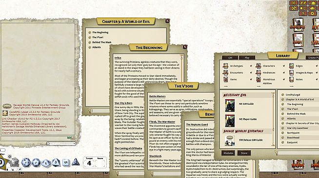 Fantasy Grounds - Setting: Necessary Evil (Savage Worlds)