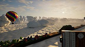 Endlessly side-scrolling Balloon Simulator 2024