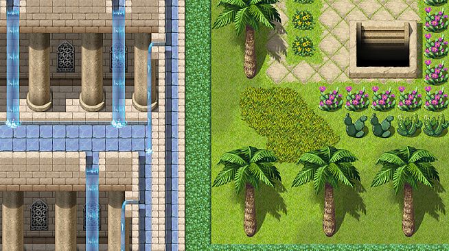 RPG Maker MZ - FSM - Desert Town and Ruins Tiles