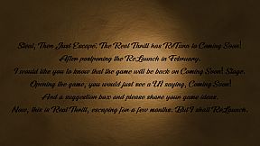 Steal, Then Just Escape: The Real Thrill