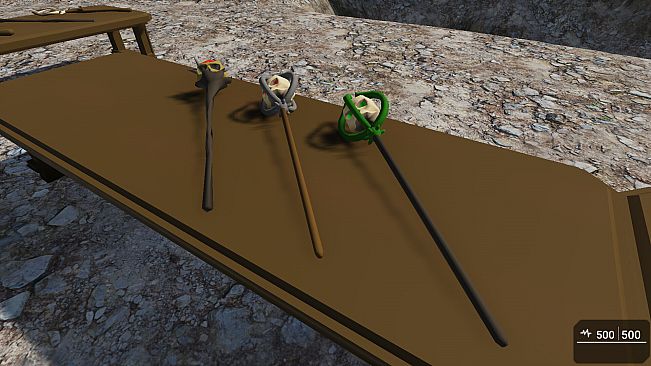 GameGuru MAX Low Poly Asset Pack - Mage Weapons: Melee