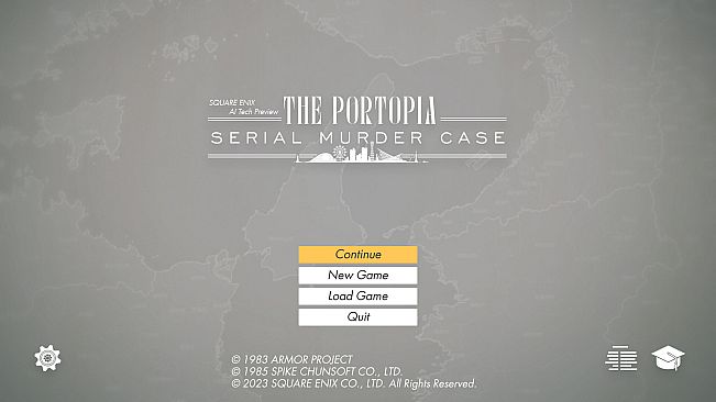 SQUARE ENIX AI Tech Preview: THE PORTOPIA SERIAL MURDER CASE