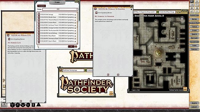 Fantasy Grounds - Pathfinder 2 RPG - Pathfinder Society Scenario #1-25: Grim Symphony