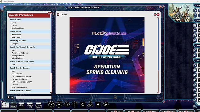 Fantasy Grounds - G.I. JOE Roleplaying Game Mission Spring Cleaning
