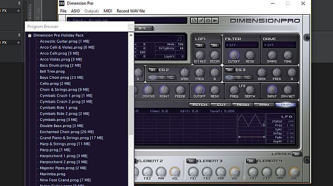 Cakewalk - Dimension Pro Holiday Pack: Bells & Whistles