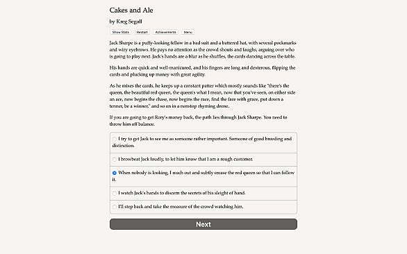 Jolly Good: Cakes and Ale