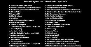 Selection Kingdom: Level 1 - Soundtrack -