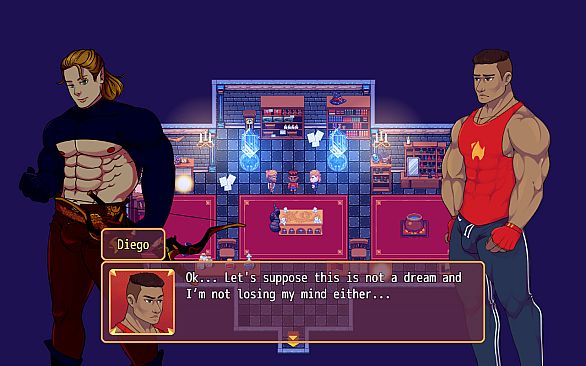 Burning Horns: A Bara Isekai JRPG