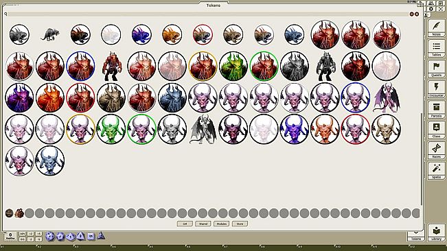 Fantasy Grounds - Creatures A-Z, Volume 6 (Token Pack)