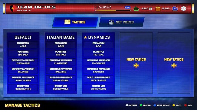 PIX Football Manager