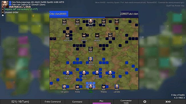 Rivalry warlord Sengoku