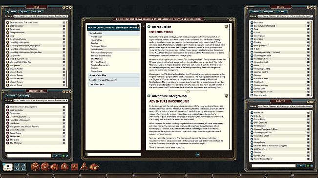 Fantasy Grounds - Mutant Crawl Classics #5: Blessings of the Vile Brotherhood