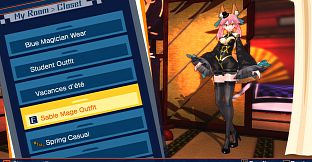 Fate/EXTELLA - Sable Mage Outfit