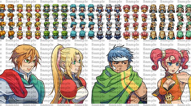 RPG Maker MZ - VX Ace ＆ XP Hero Pack