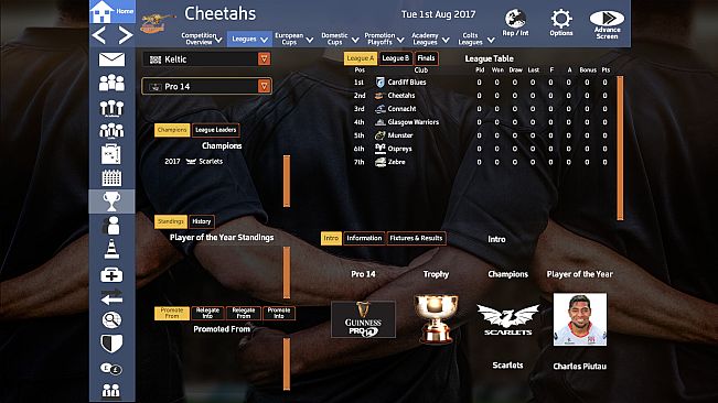RUTM 2017 - Season 2017/18 Update
