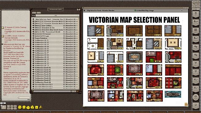 Fantasy Grounds - Meanders Map Pack: Victorian Mansion Special Edition (Map Pack)