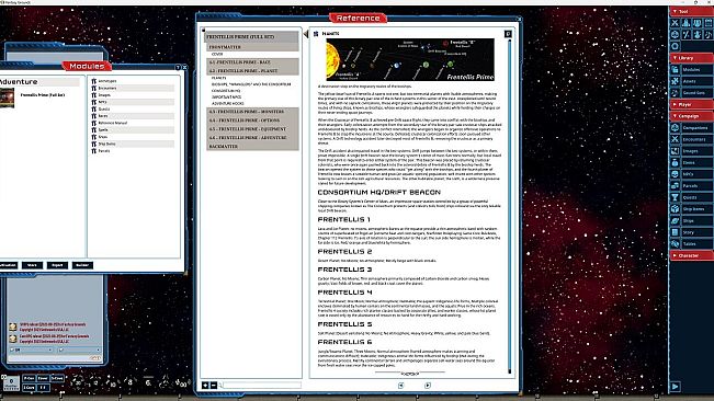 Fantasy Grounds - Star System Set: Frentellis Prime (FULL SET)