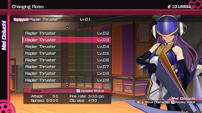 Bullet Girls Phantasia - Costume Set: Pale Wings