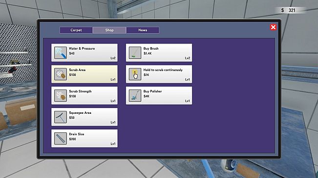 Carpet Cleaning Simulator