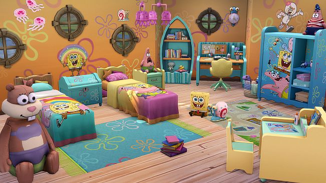The Sims 4 SpongeBob Kid’s Room Kit