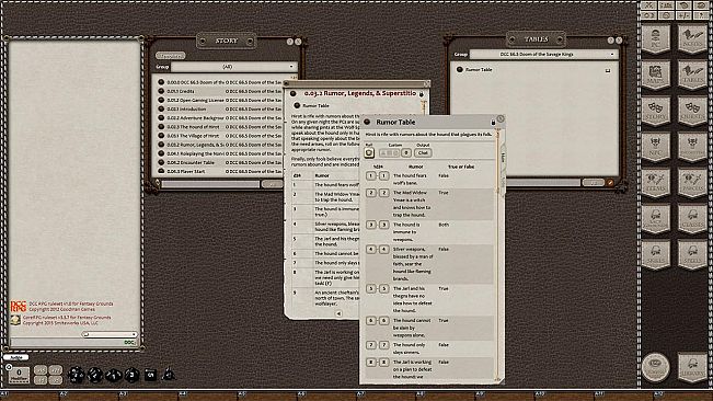 Fantasy Grounds - Dungeon Crawl Classics #66.5: Doom of the Savage Kings (DCC)